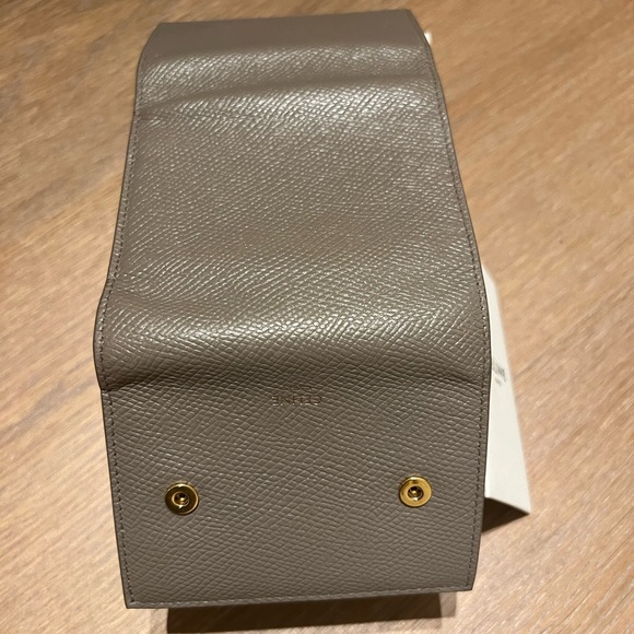 CELINE Small Trifold Wallet Leather Pebble 10B573BEL - Picture 10 of 15